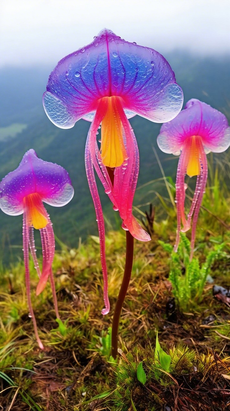 Bulbes d'orchidées méduses