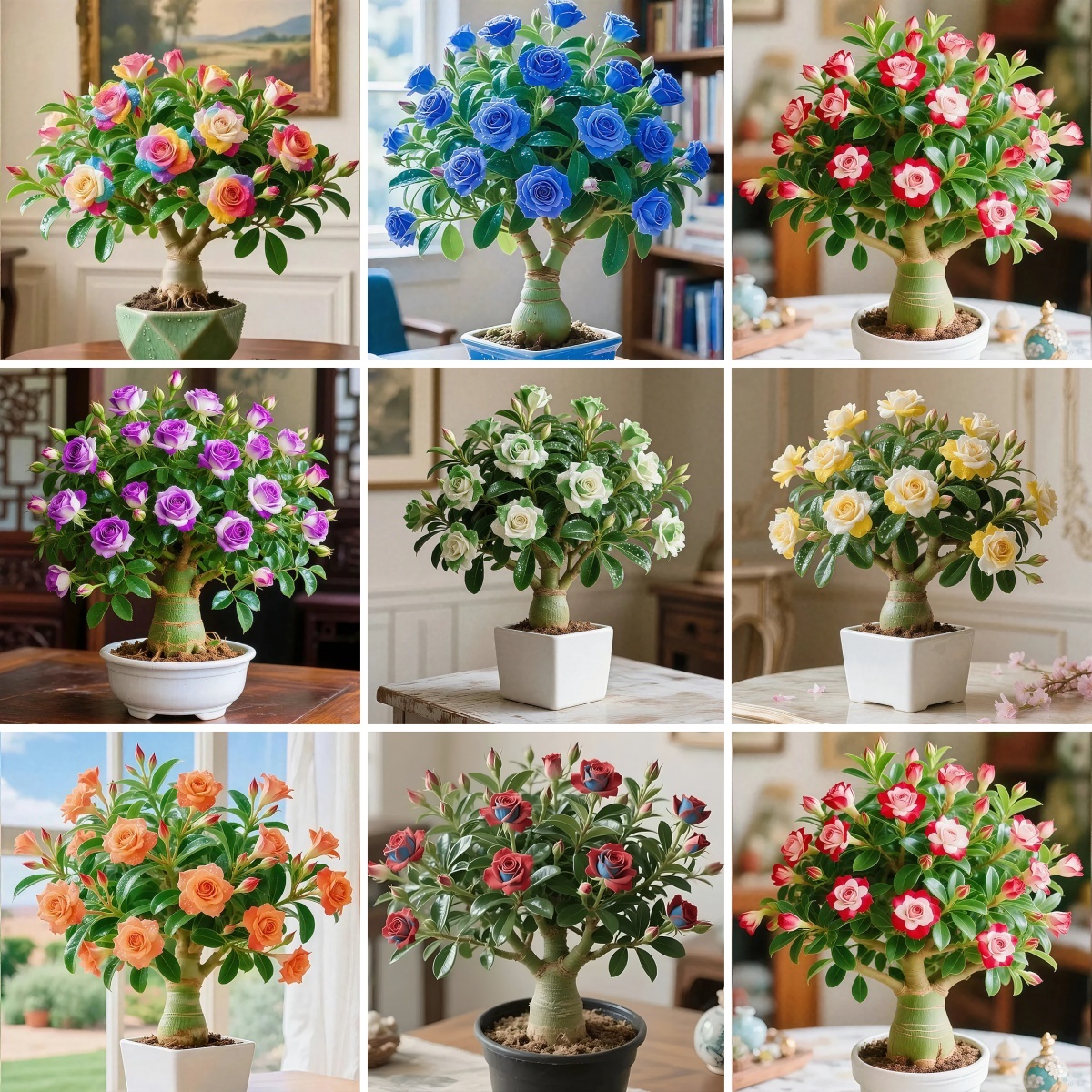 🌵 Bulbes de Rose du Désert - Une Perle Exotique pour Votre Jardin🌸