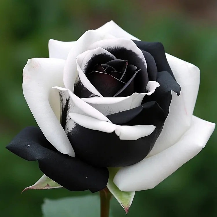 ?Black&White Kuyla Twin Roses Seeds