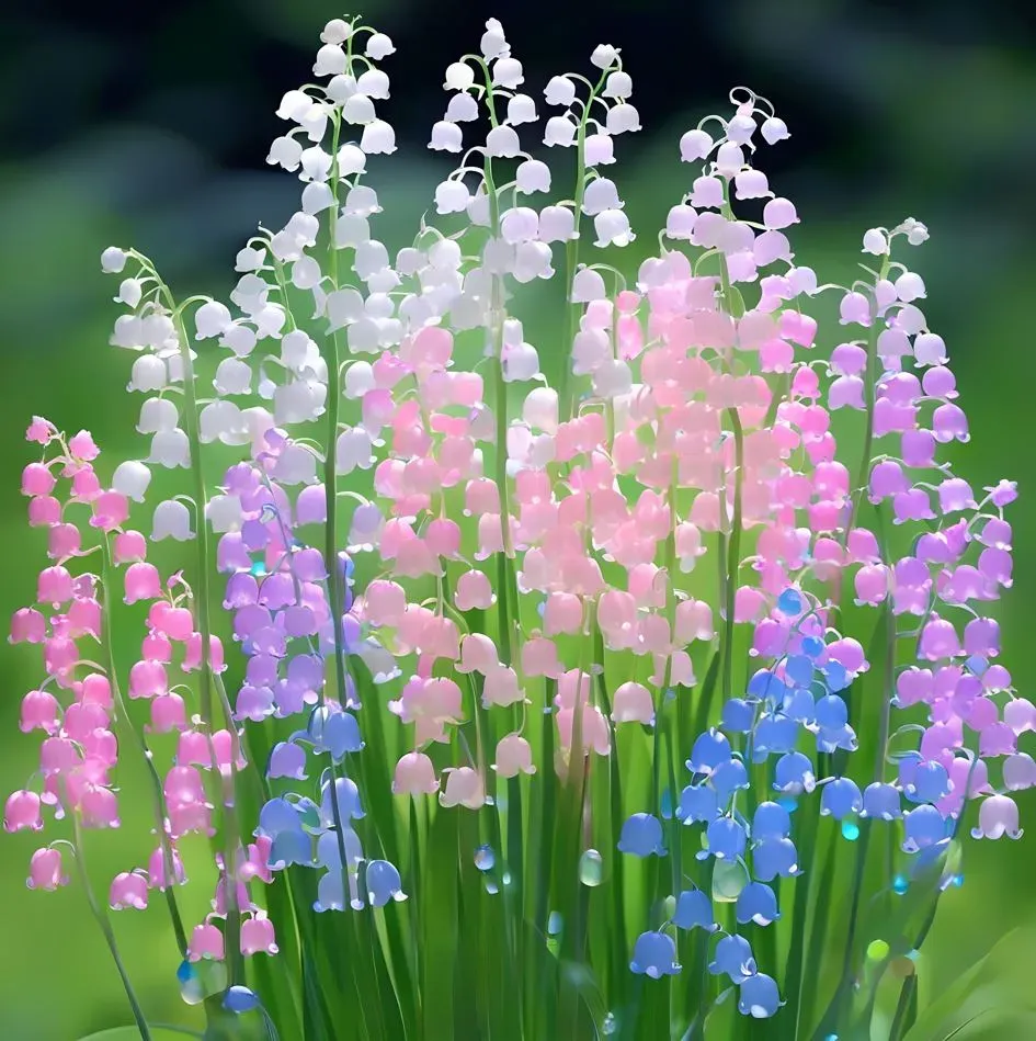 Graines de Muguet Cristal Coloré - La Magie du Jardin Enchanté