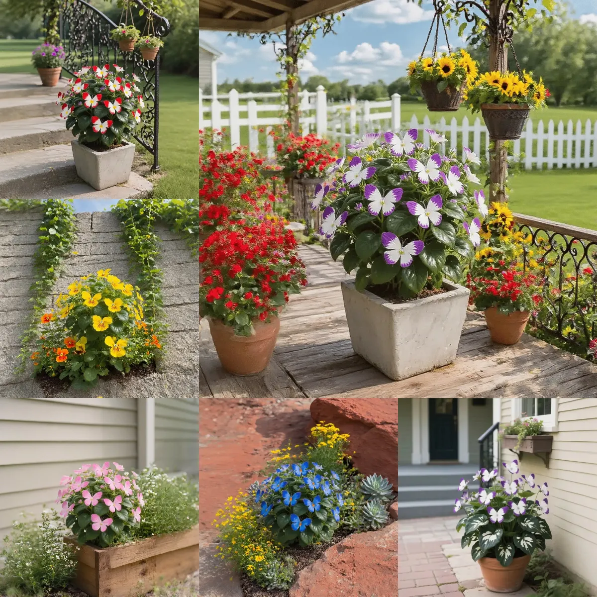 🦋🌸Plantación de otoño e invierno, flores perennes - Semillas de flor de mariposa Moonlight
