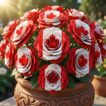 🌸 Turn your garden into a living flag