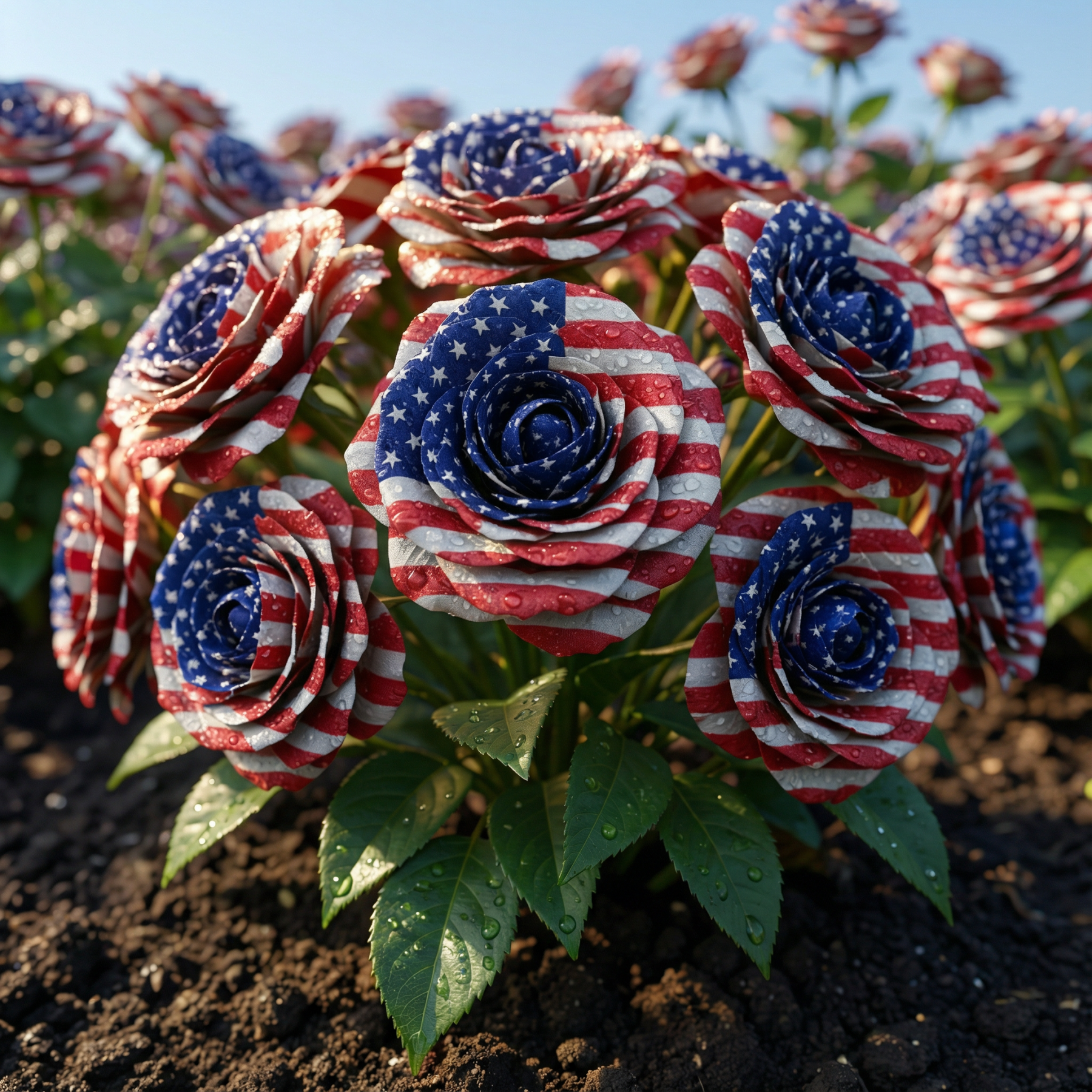 🌸 Turn your garden into a living flag