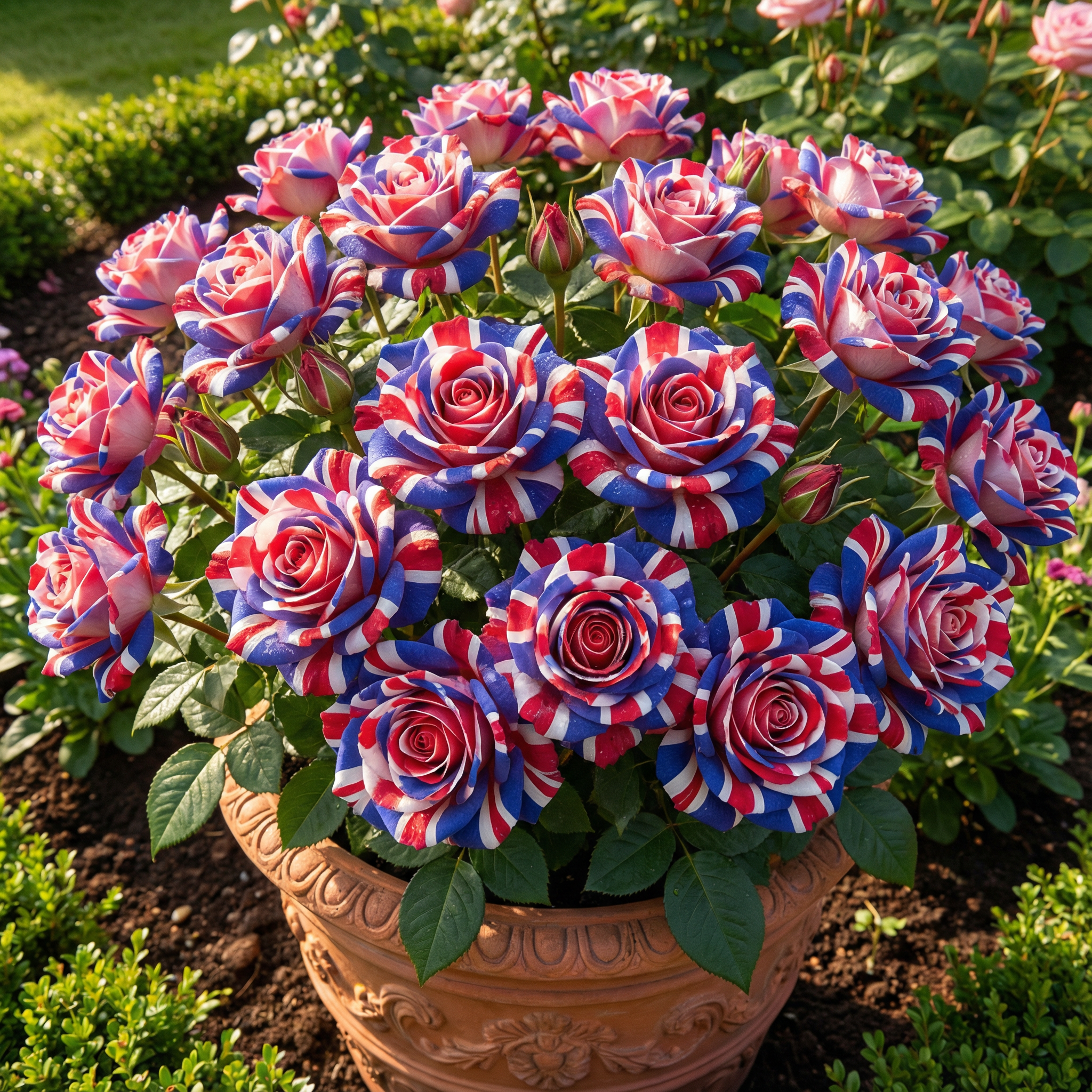 🌸 Turn your garden into a living flag