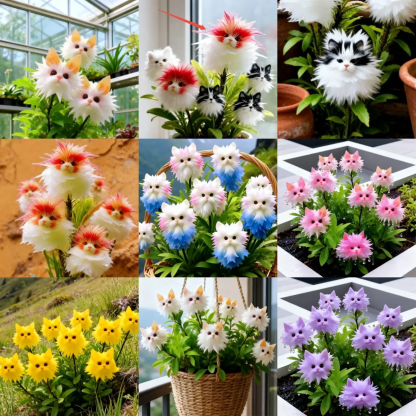 🔥 Enchant Your Garden! Magical Plants! Cat's Eye Dazzling Seeds !🌸✨
