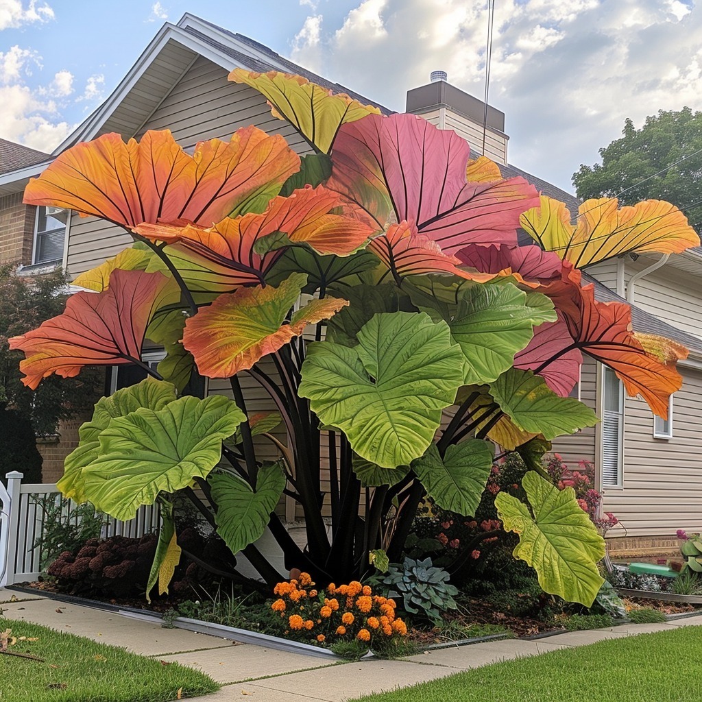 🌿 Cultivez les Giant Caladiums - 🌟La vedette tropicale de votre jardin 