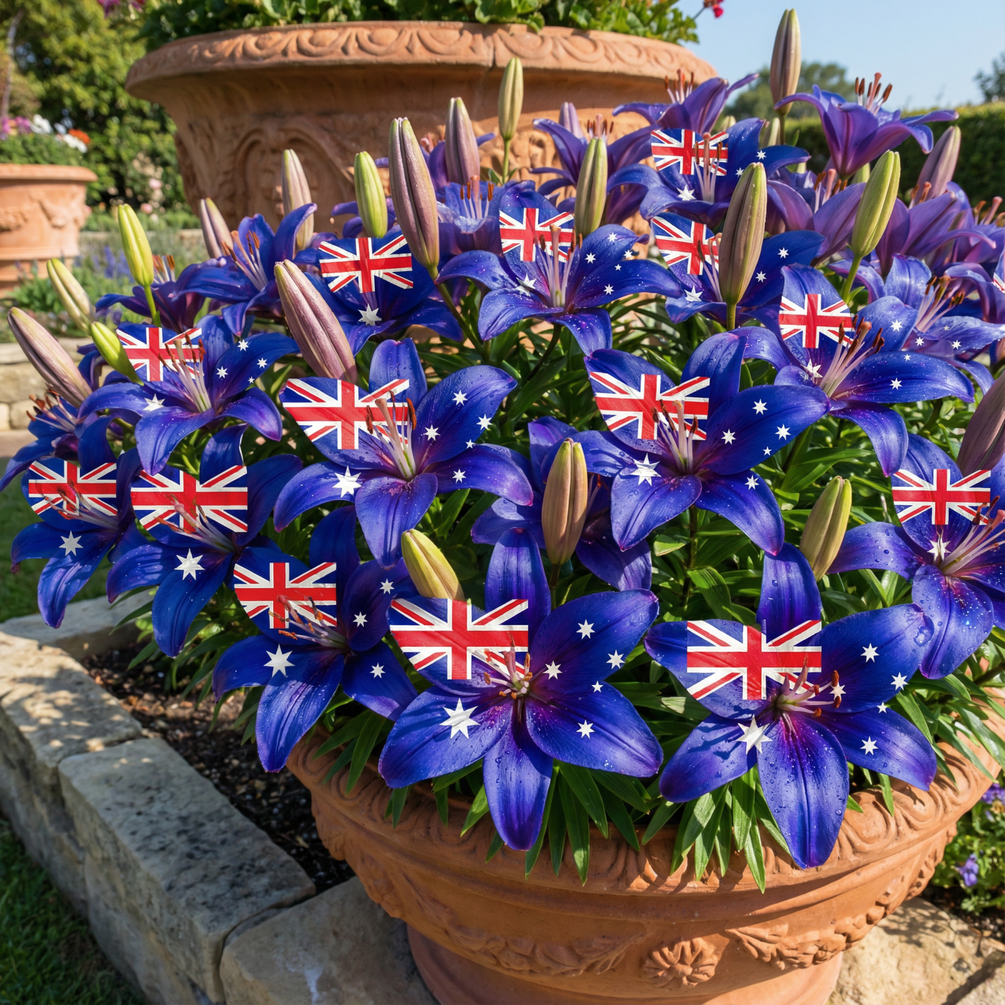 🌸 Turn your garden into a living flag