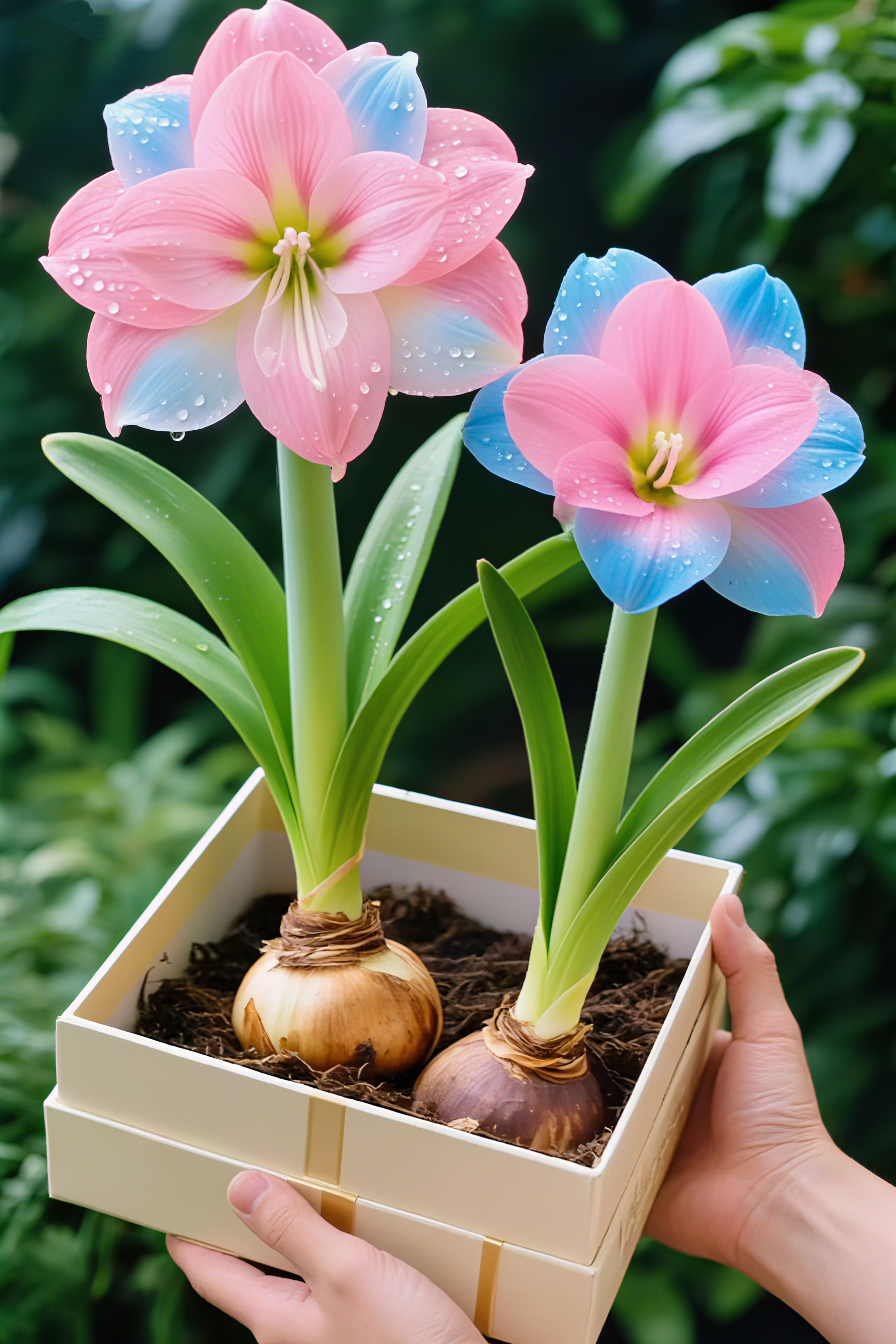 🌺Bulbes d'amaryllis parfumés à double pétale