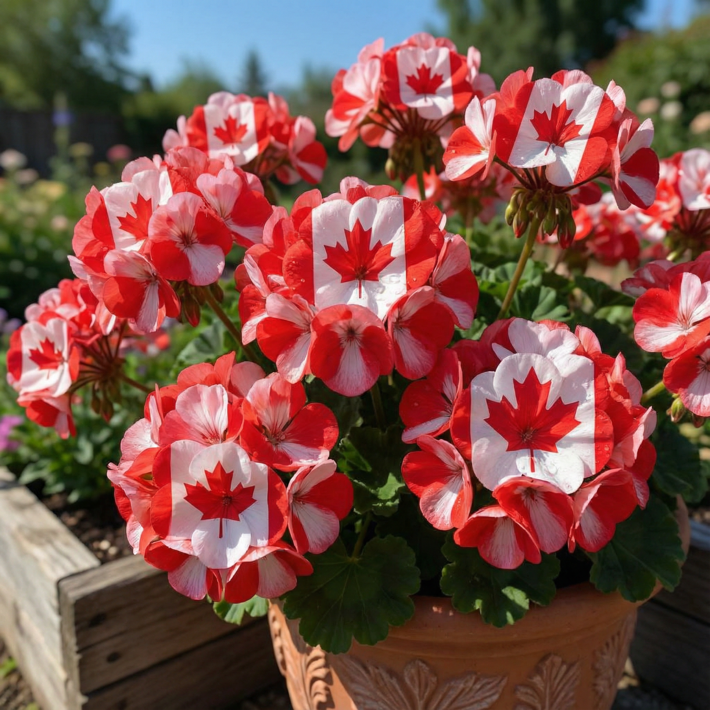 🌸 Turn your garden into a living flag