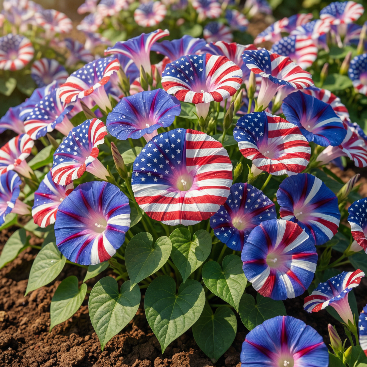 🌸 Turn your garden into a living flag