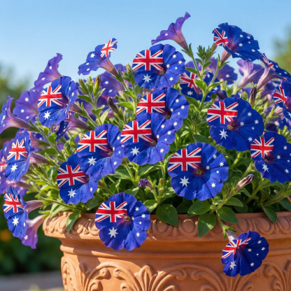 🌸 Turn your garden into a living flag