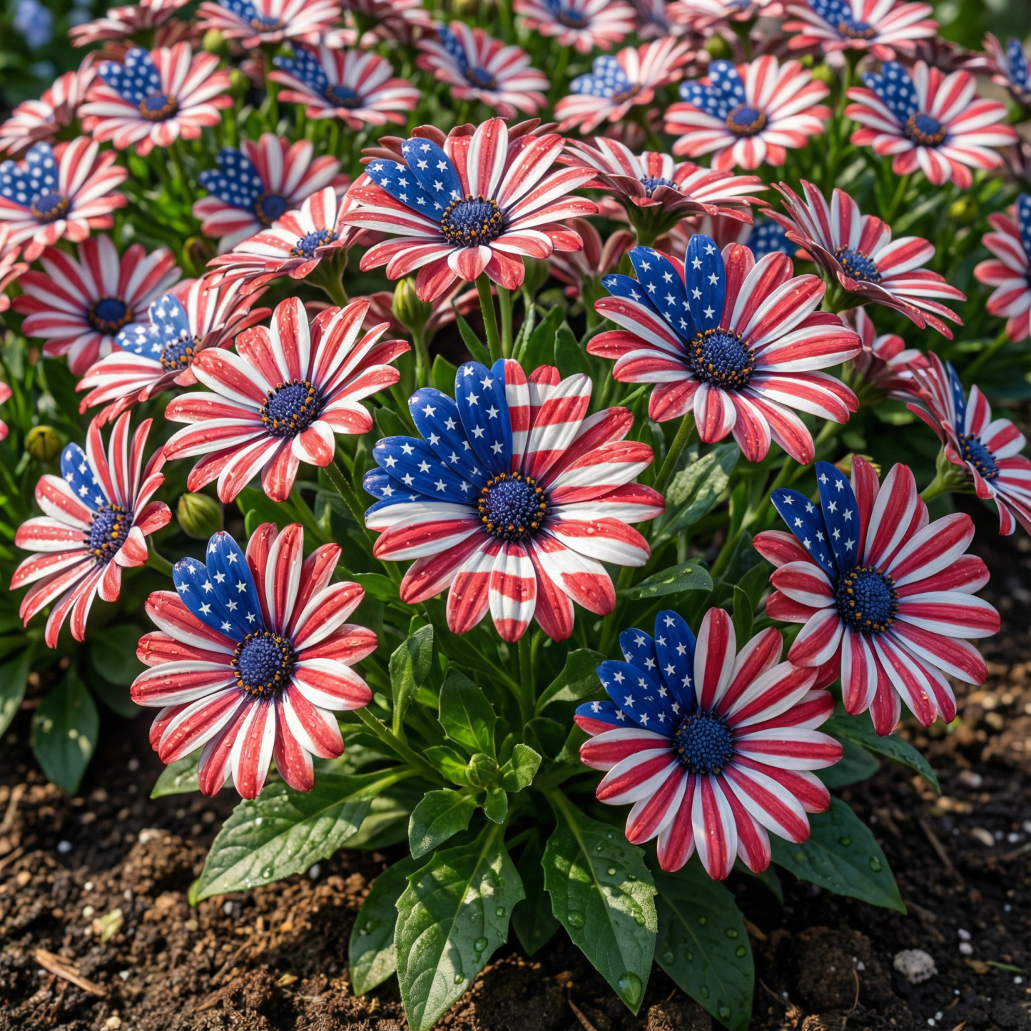 🌸 Turn your garden into a living flag