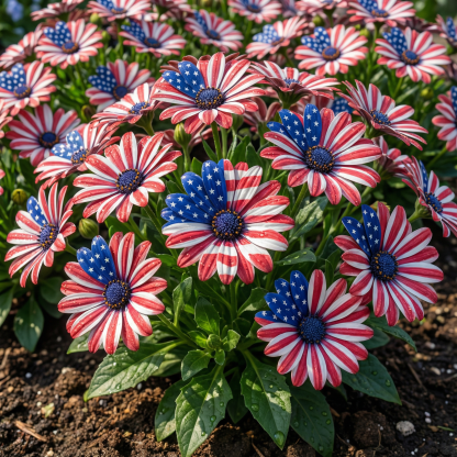 🌸 Turn your garden into a living flag