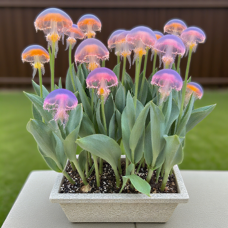 Rare Medusa Orchid – Fragrant Bulbophyllum Medusae with Flowing Tendri