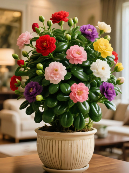 🌈 Bulbes de Jade Fleuri