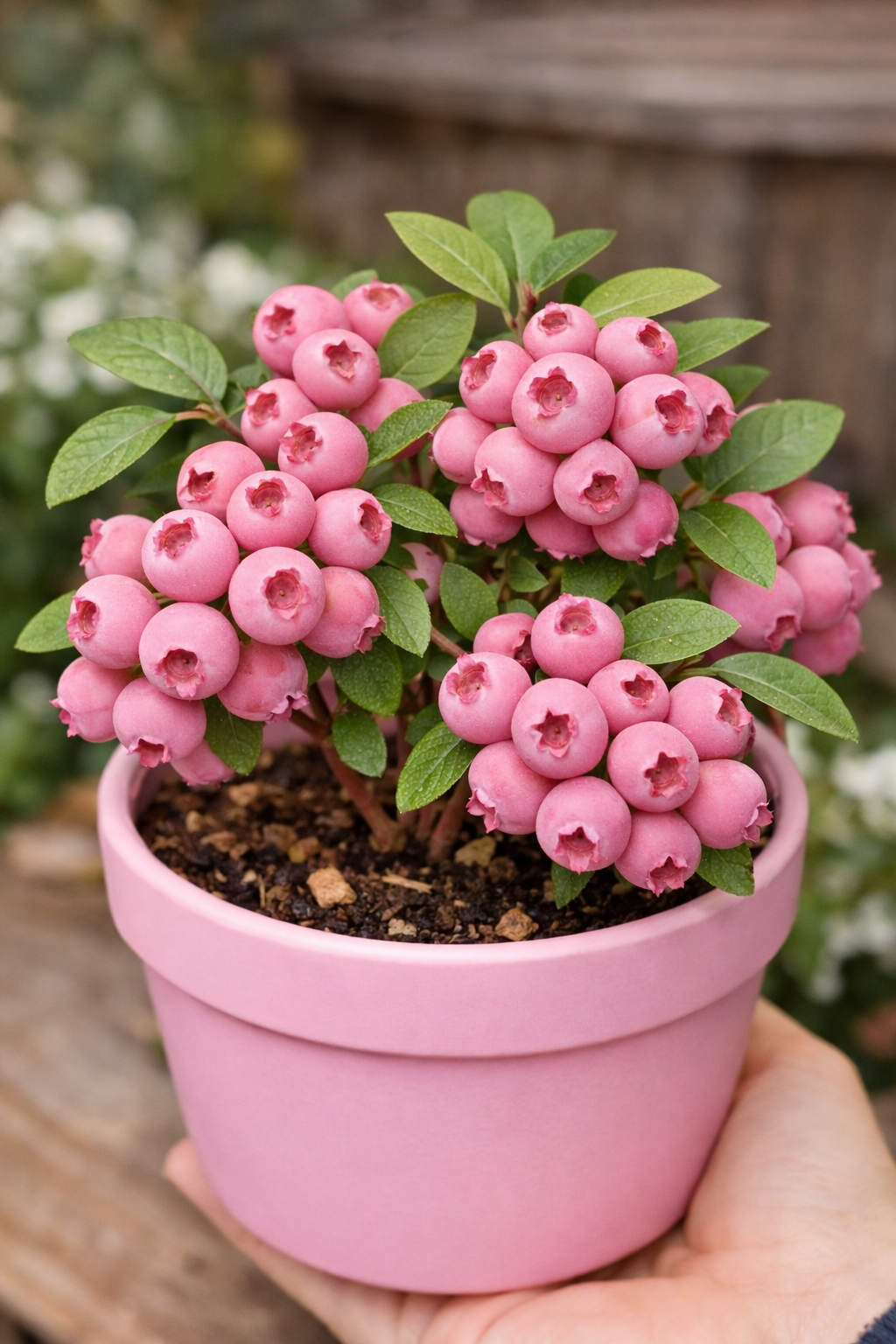 Grow Rare Pink Blueberries at Home 🍓🌸