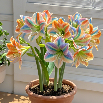 ✨ Éclosion Royale - Bulbes d'Amaryllis Magiques 🌷