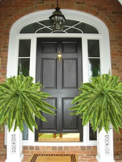 🔥9,97 € en promotion aujourd'hui seulement 🌱 Fougère de Boston artificielle et réaliste, résistante aux UV