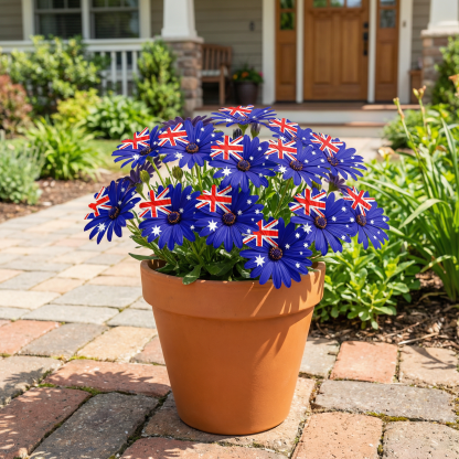 🌸 Turn your garden into a living flag