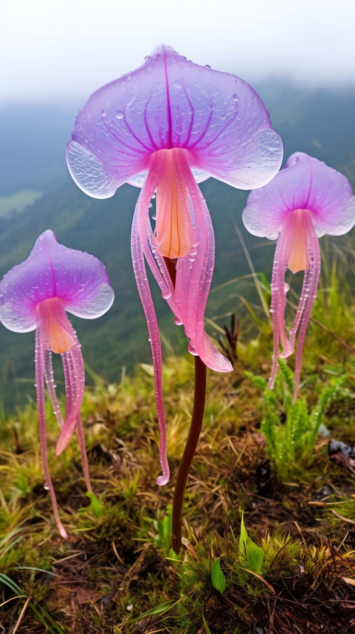 Bulbes d'orchidées méduses