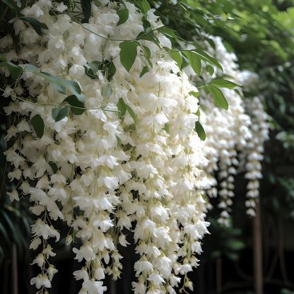 Série Jasmin🌾🤍 Jasmin Pleureur, Jasmin en Panier Suspendu, Jasmin en Pot, Jasmin Grimpant sur Mur