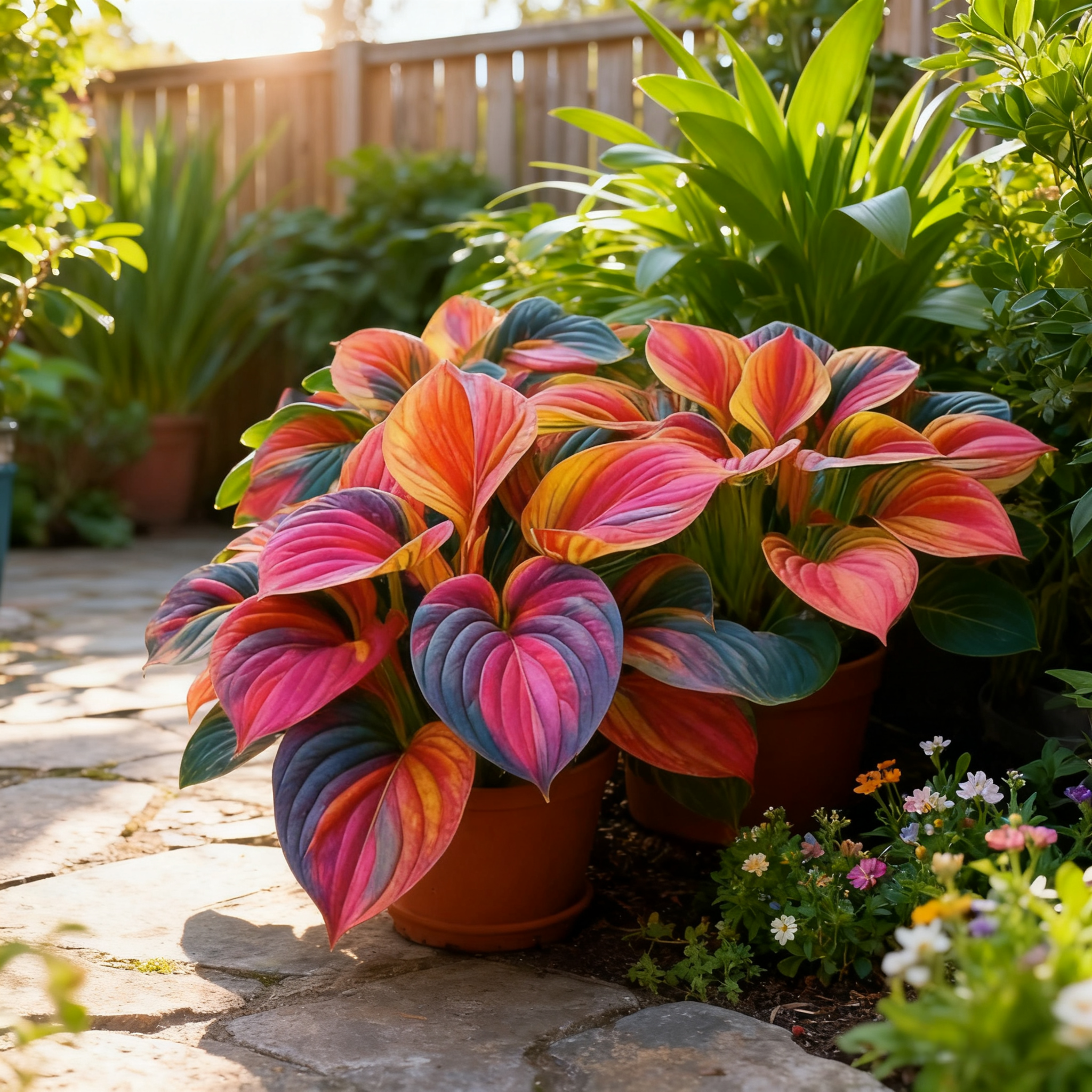 💥Offre spéciale 2025 🌌 Graines d'Hosta Cœur Bleu Nuit, Plante d'Ombre Vivace pour Jardin