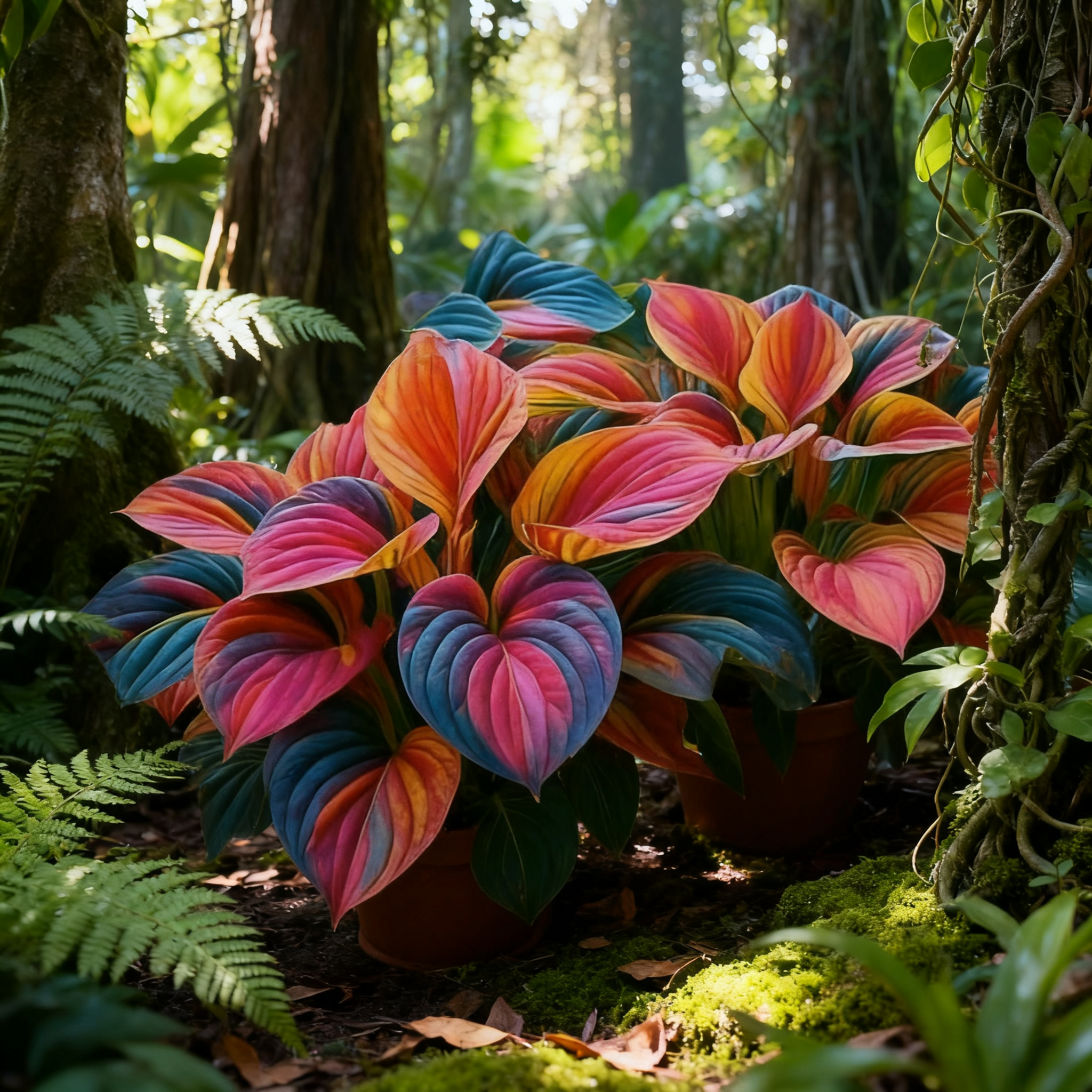 💥Offre spéciale 2025 🌌 Graines d'Hosta Cœur Bleu Nuit, Plante d'Ombre Vivace pour Jardin
