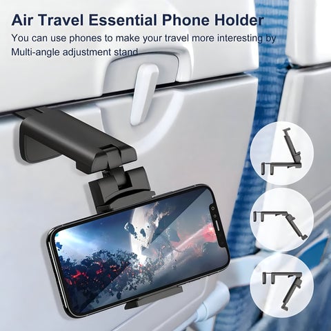 support de téléphone indispensable pour les voyages en avion