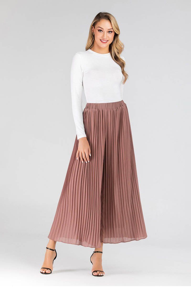 Pink Chiffon Pants