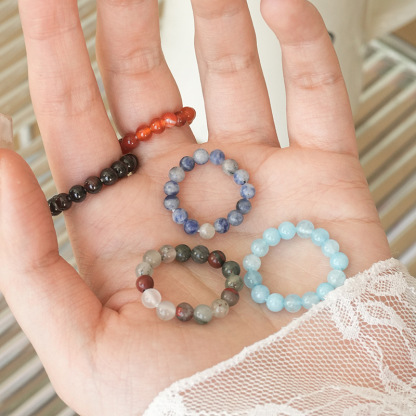 4mm Crystal Bead Rings