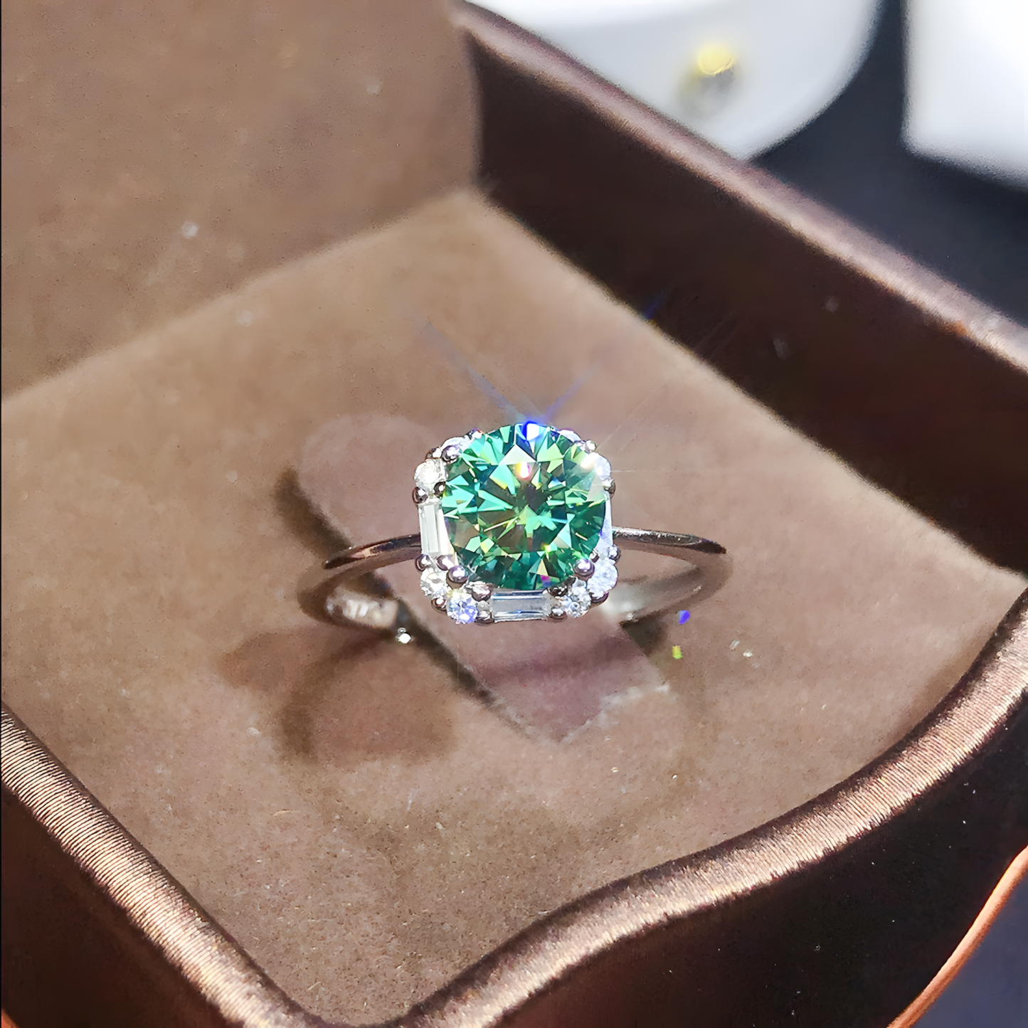 Moissanite Diamond S925 Silver Ring Classic Design