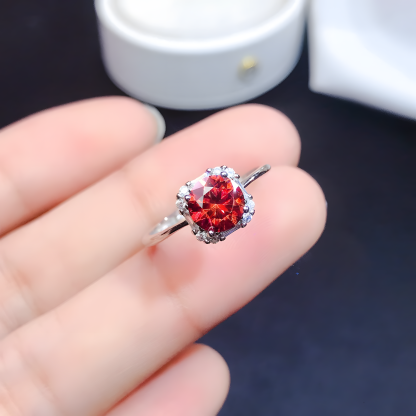 Moissanite Diamond S925 Silver Ring Classic Design