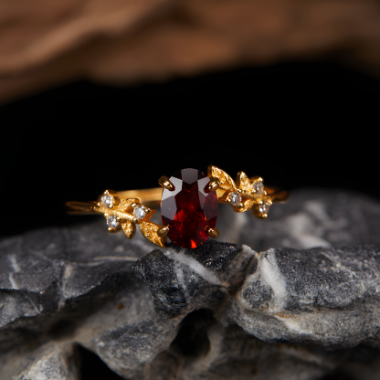 Oval Faceted Tanzanite S925 Silver Ring Four Claw Design