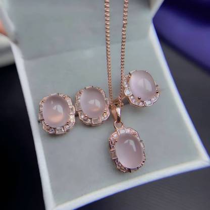 S925 Rose Quartz