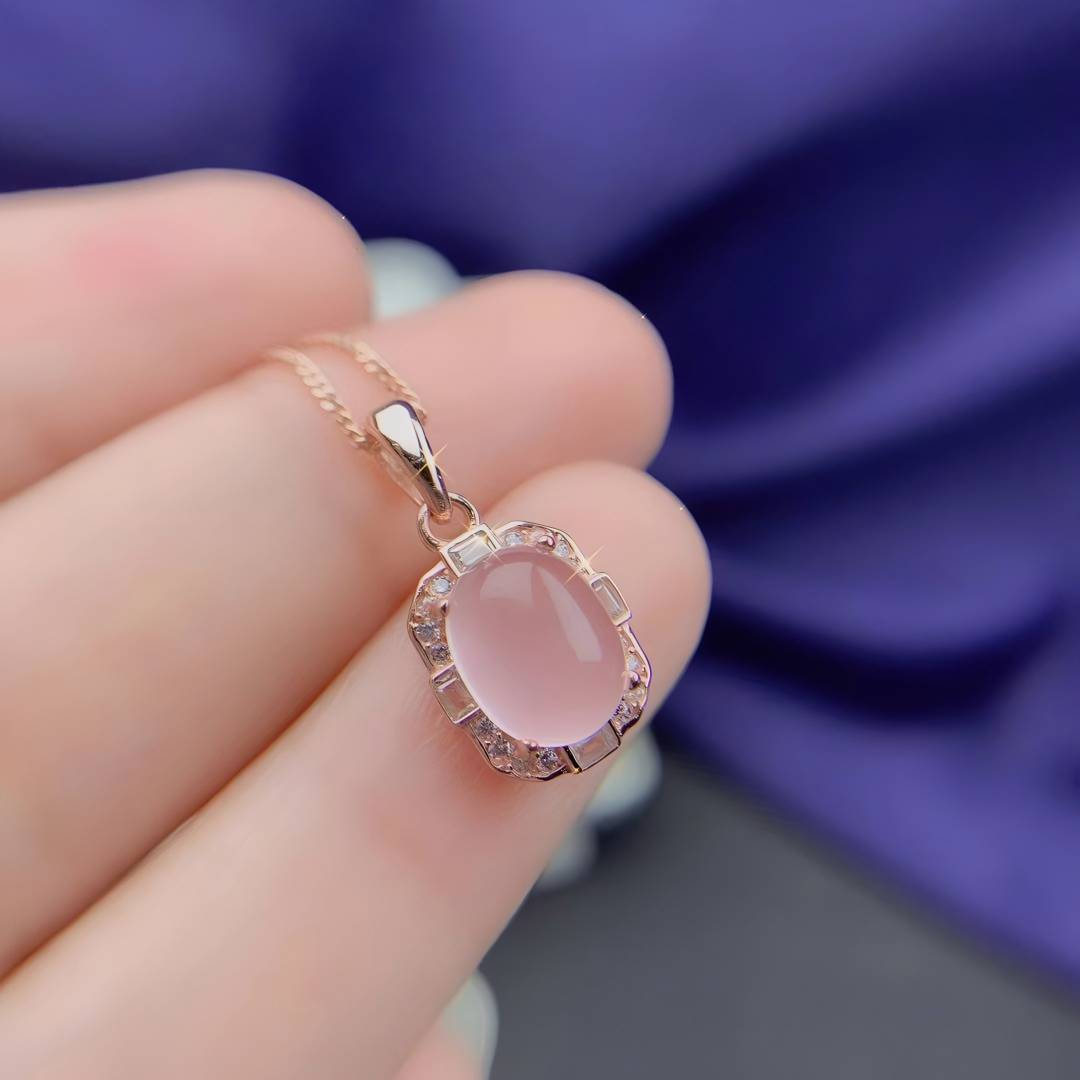S925 Rose Quartz