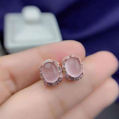 S925 Rose Quartz
