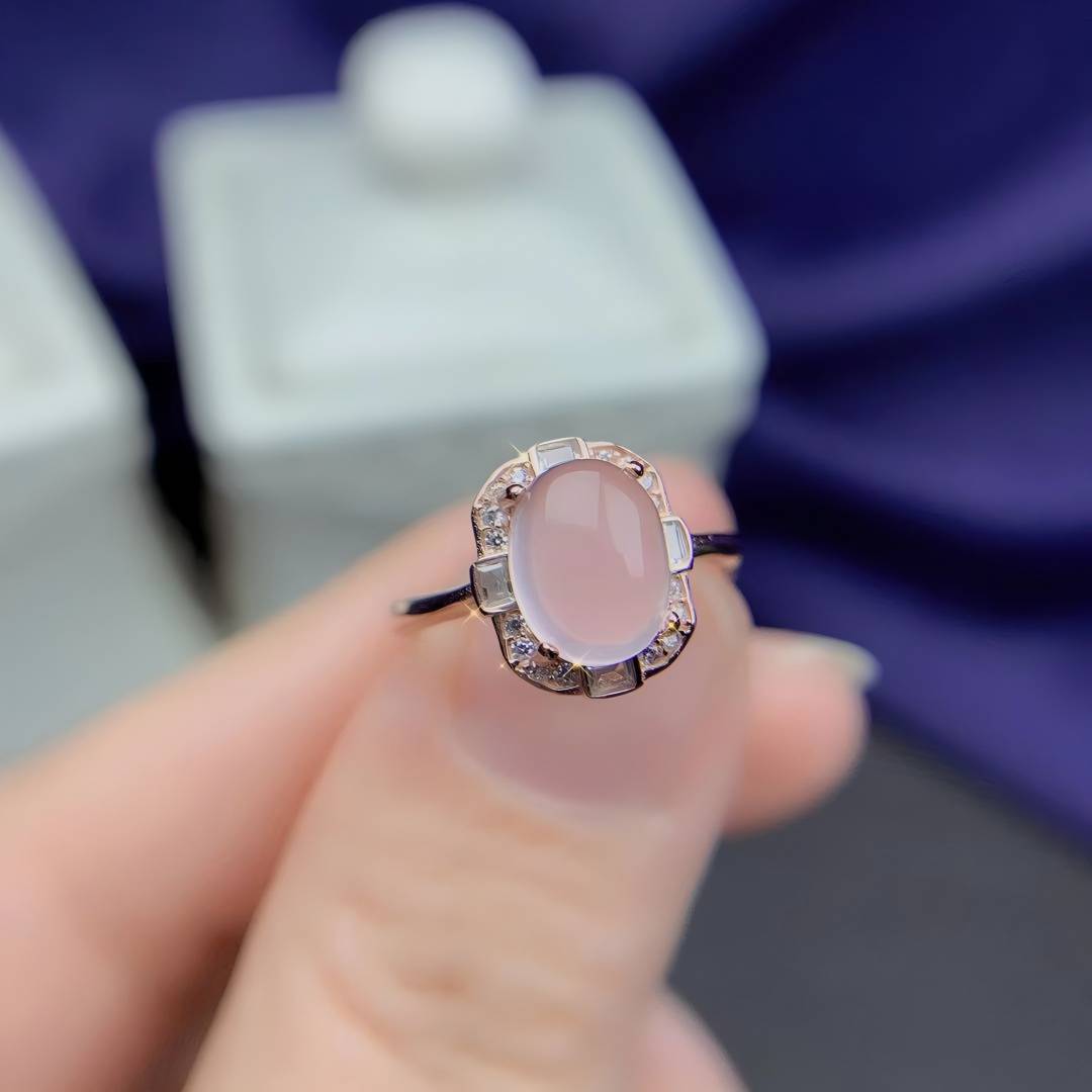 S925 Rose Quartz