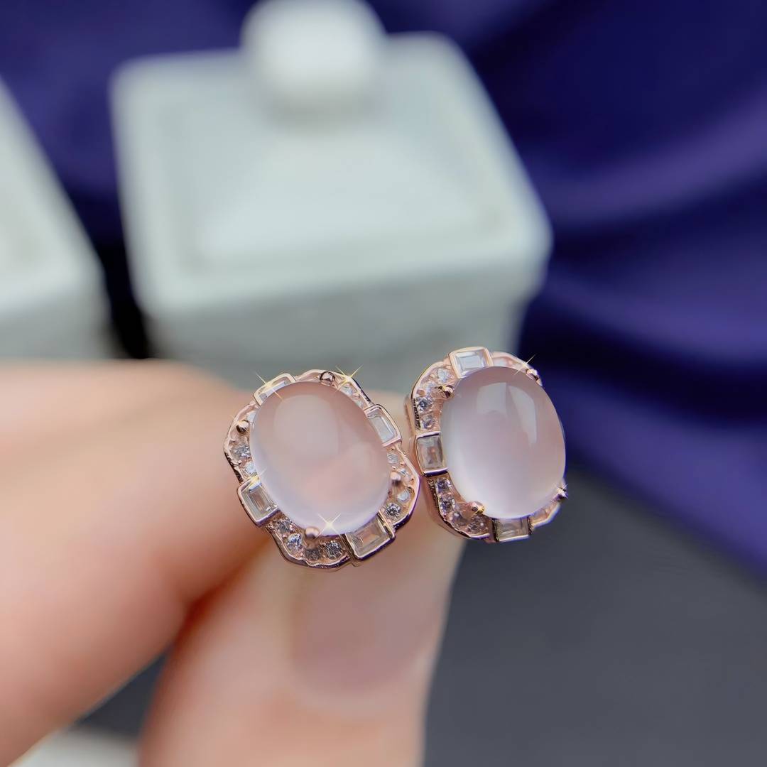 S925 Rose Quartz