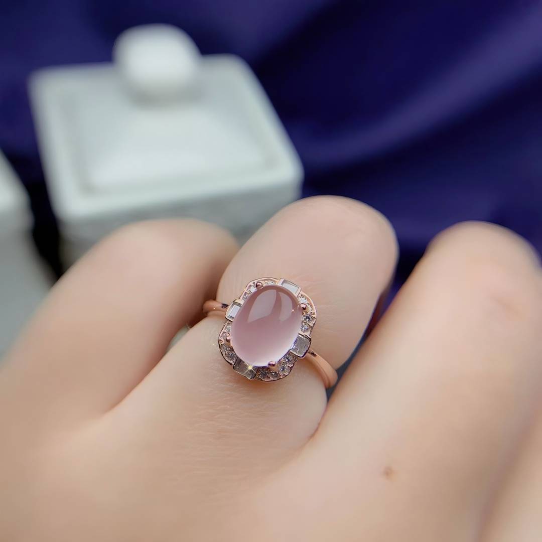 S925 Rose Quartz
