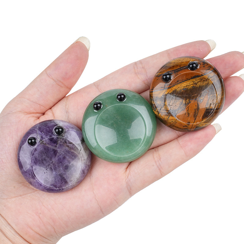 Crystal Thumb Stone Massage Stress Relief Companion