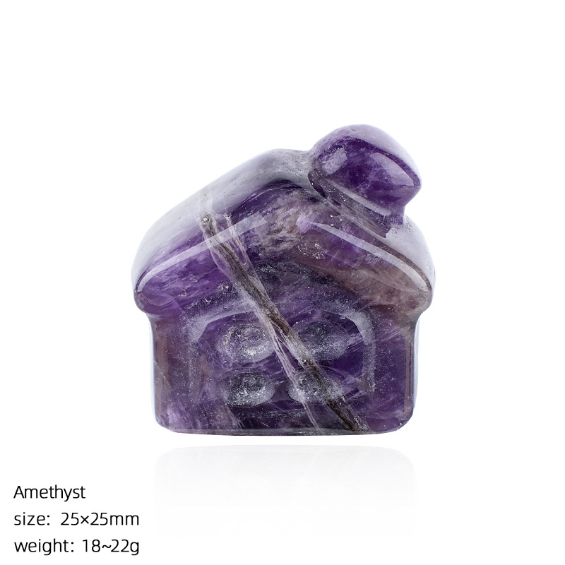 Crystal Mini House Christmas DIY Desktop Carvings