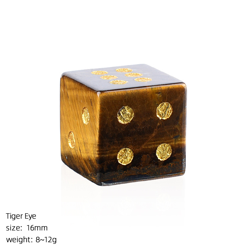 Custom natural crystal dice Mahjong points,10g