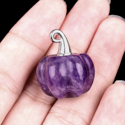 Crystal Wizard Hat Pumpkin Pendant Halloween Decor 20mm