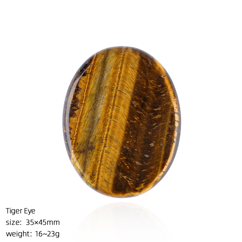 Custom Natural Crystal Palm Stone，23g,35*45mm