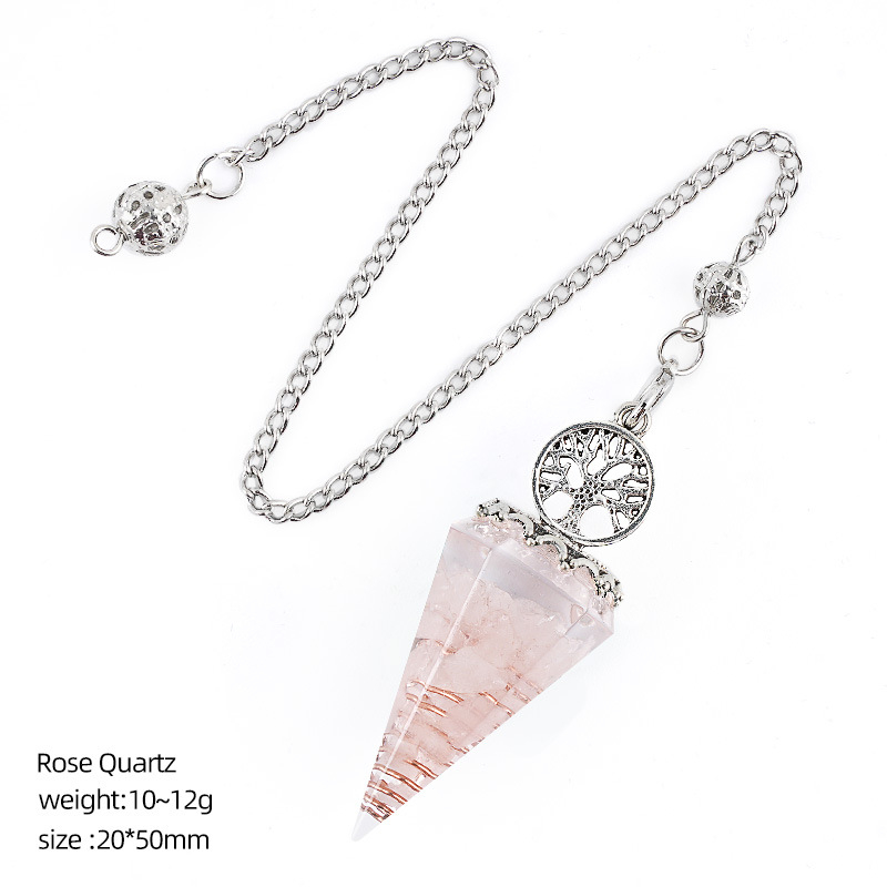 Natural Crystal Pendulum Pendant,12g