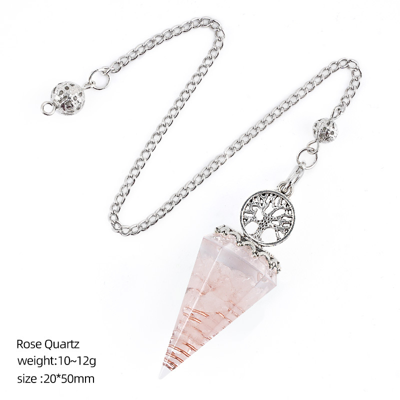 Natural Crystal Pendulum Pendant,12g