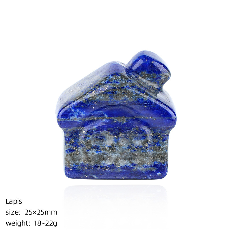 Crystal Mini House Christmas DIY Desktop Carvings