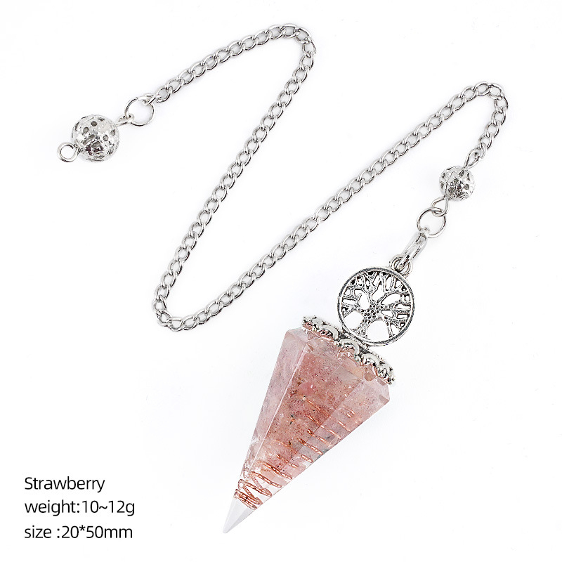 Natural Crystal Pendulum Pendant,12g