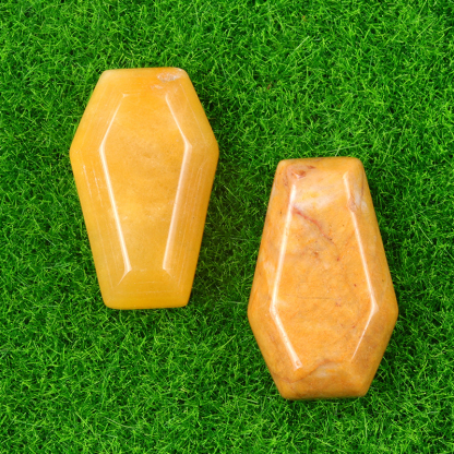 Crystal Agate Mini Coffin Carvings