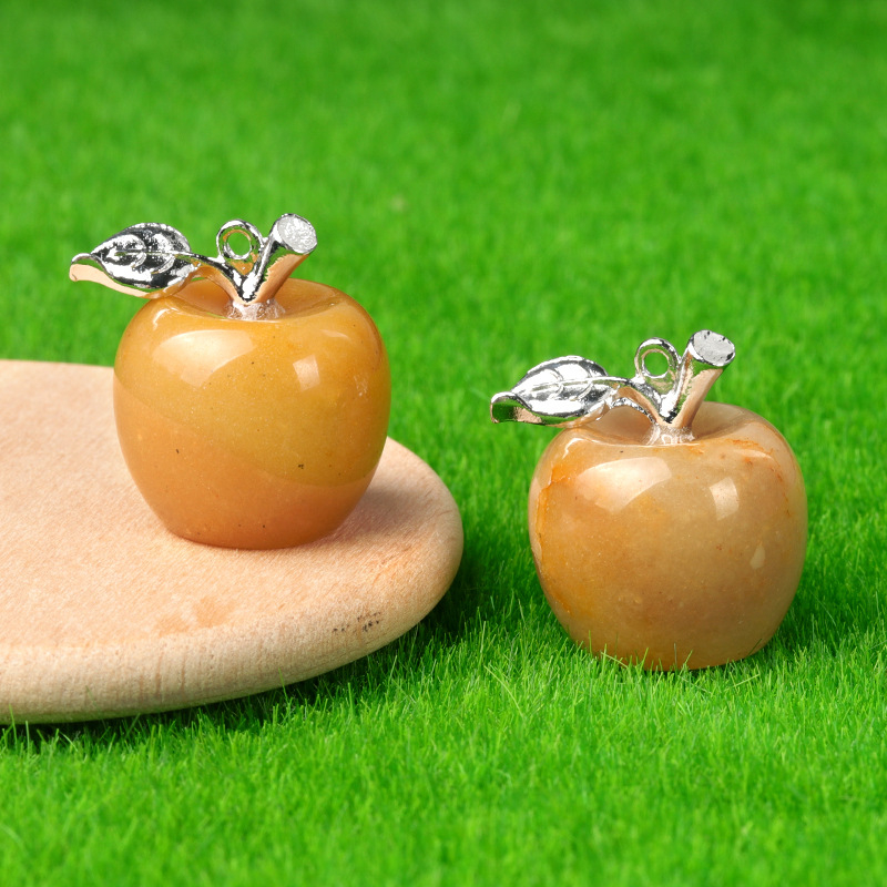 Crystal Mini Apple Pendant 20mm